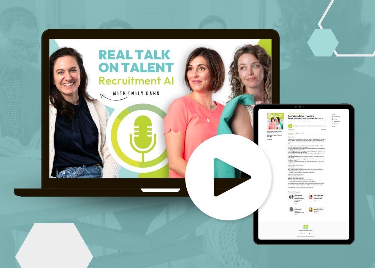 Real Talk on Talent - Podcast Thumbnails