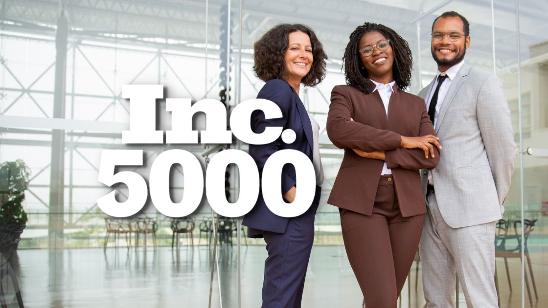 Inc. 5000 logo and picture of smiling people