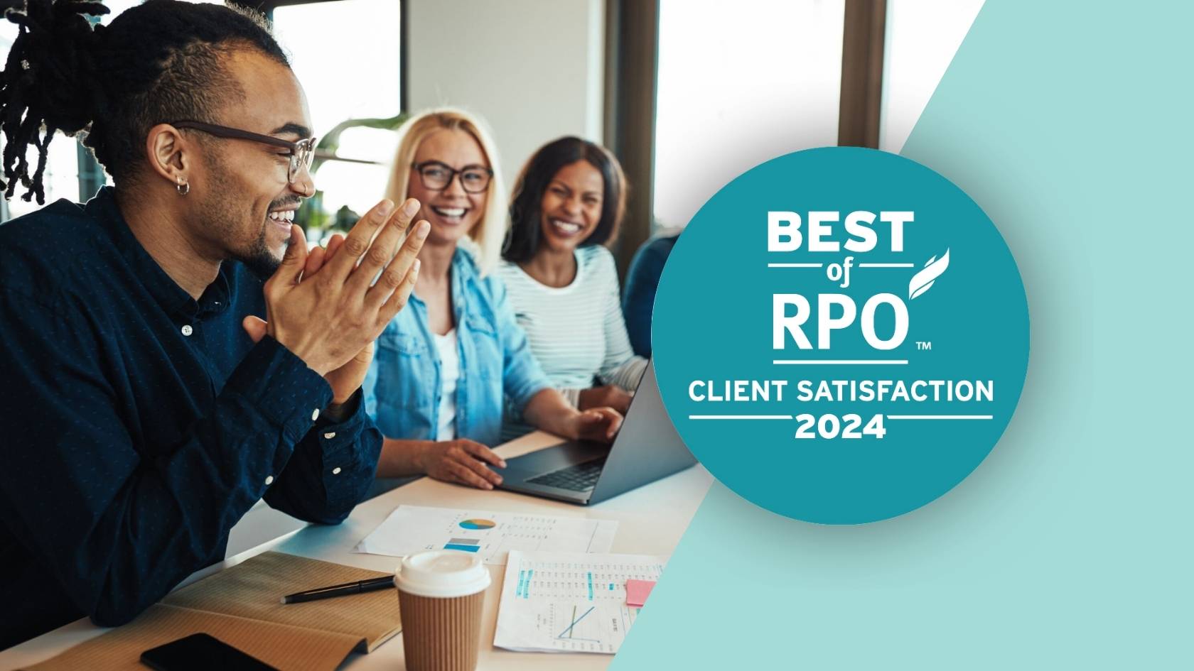 Hueman wins Clearlyrated's Best of RPO 2024 Diamond Award for the fifth consecutive year in recognition for service excellence.