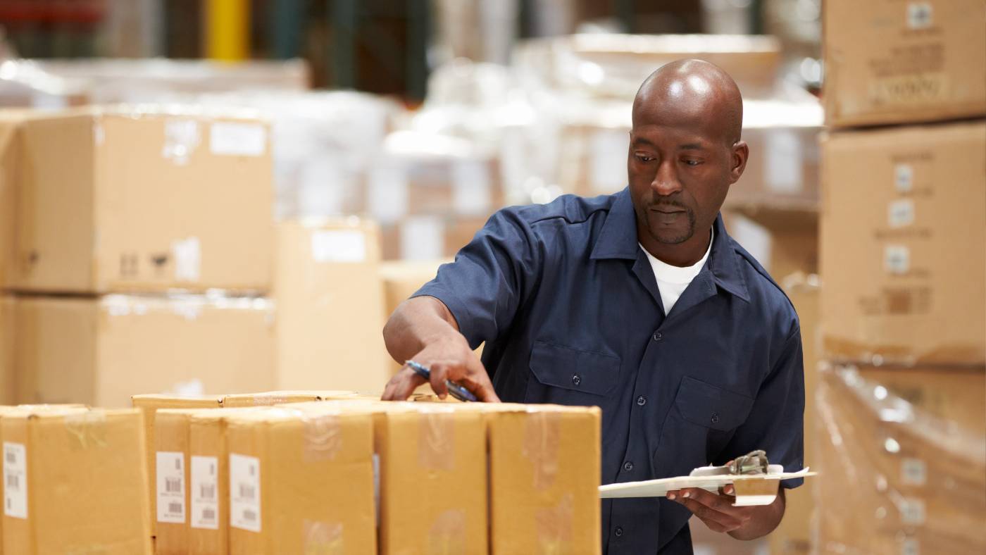 Worker in a national retail and shipping chain