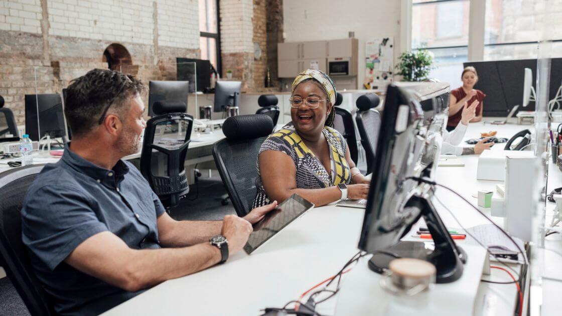 Recruiting professionals at work
