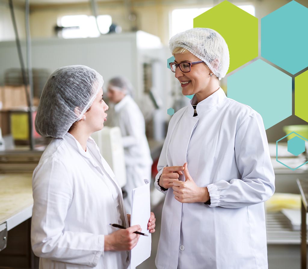 Food manufacturing company discussing RPO solutions and team support